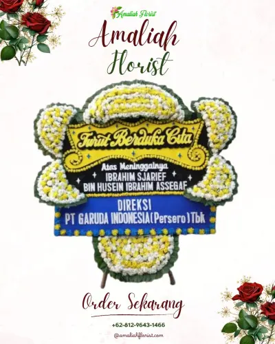 Papan Bunga Duka di Mranggen Kidul