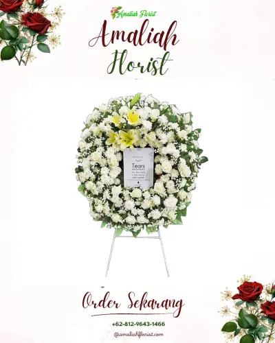 Krans Bunga Duka Cita di Mranggen Kidul